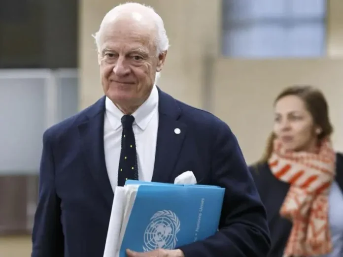 المبعوث الشخصي للأمين العام للأمم المتحدة ستيفان دي ميستورا