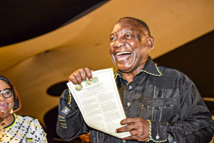 رئيس جنوب إفريقيا سيريل رامافوزا